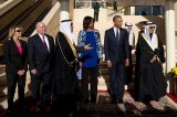Merkel ve Obama'nın Suud-i Arabistan ziyaretinde başlarının açık olmasını açıklar mısınız?